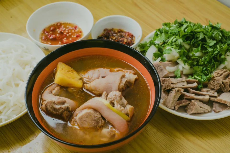 Quầy pha chế buổi sáng